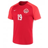 Camiseta Canadá Alphonso Davies #19 Primera Equipación Mundial 2022 manga corta